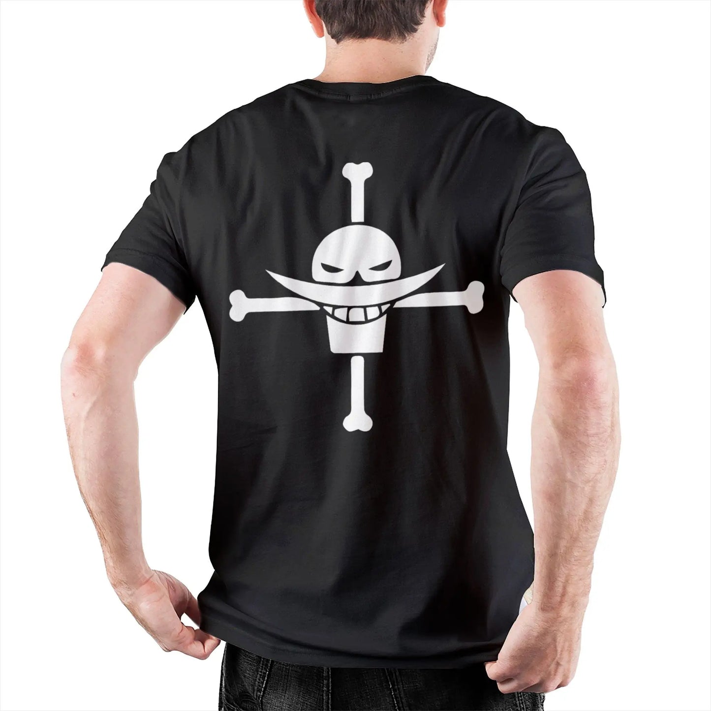 Men's Whitebeard Pirate Flag T-Shirt - Pure Cotton