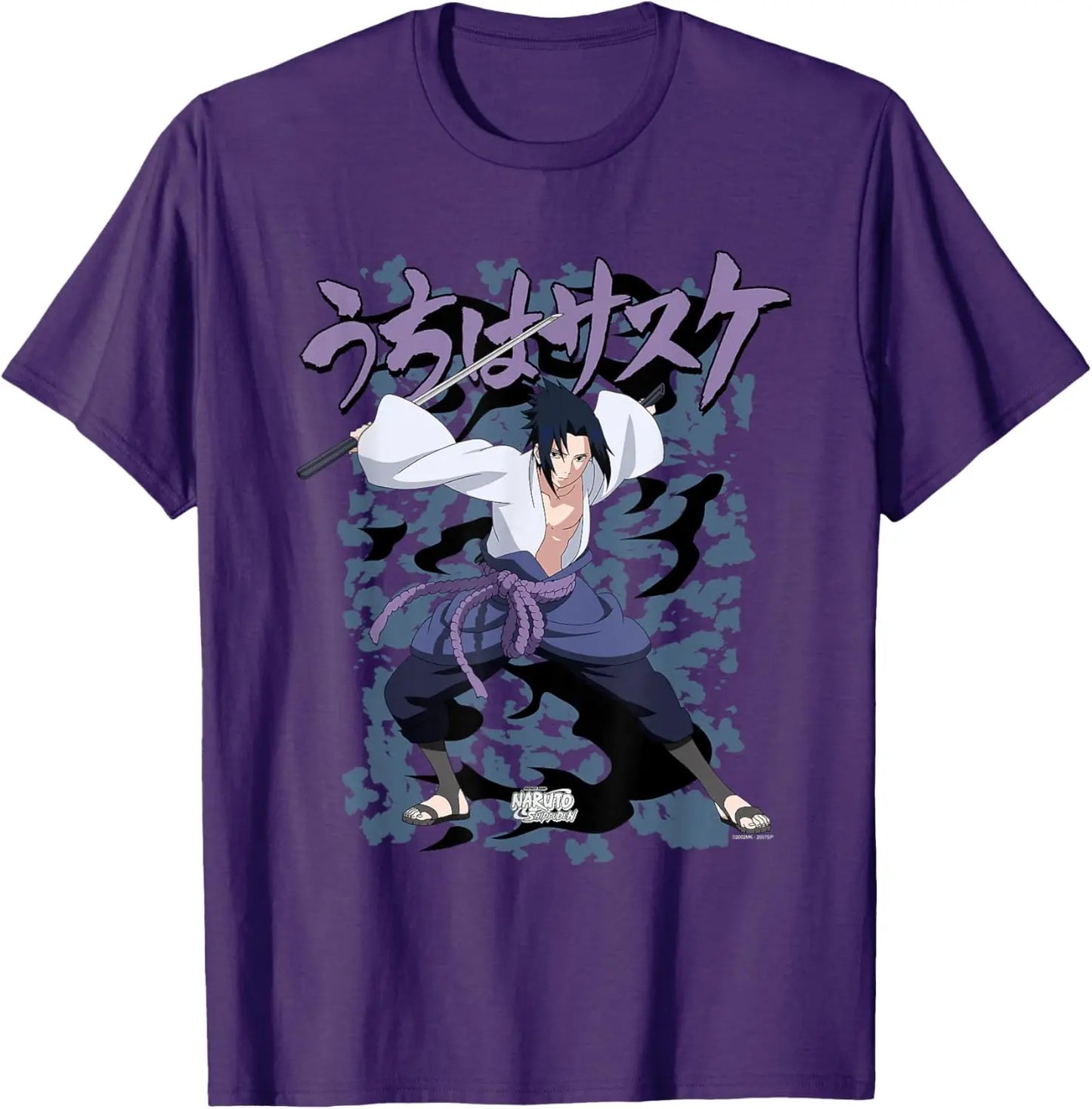 Naruto Shippuden Sasuke Uchiha Curse Anime T-Shirt