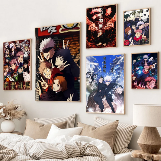 Jujutsu Kaisen Vintage Anime Poster - Nordic Home Decor