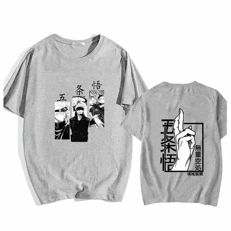 Anime Satoru Gojo Jujutsu Kaisen Oversized T-Shirt