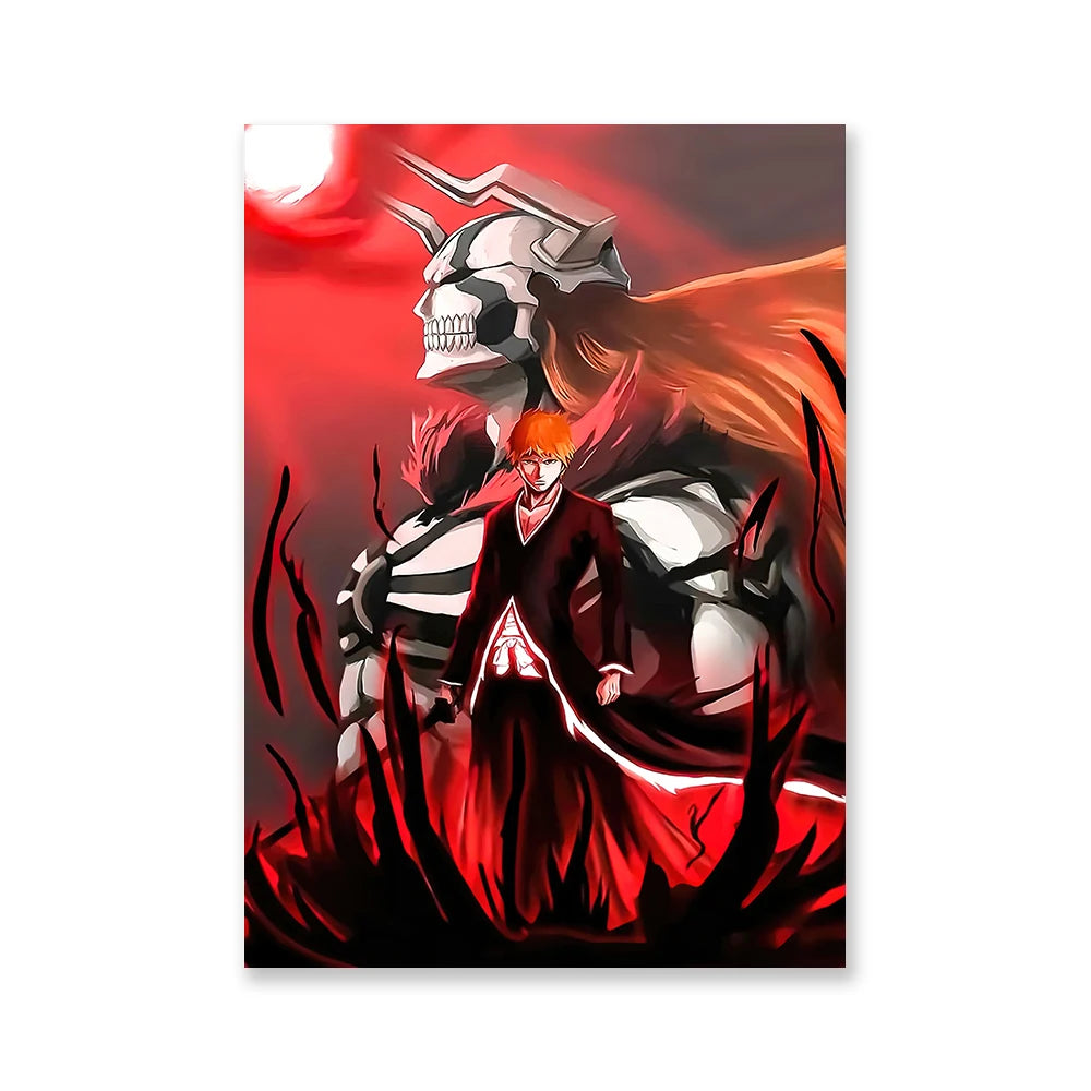 Ichigo Kurosaki Bleach Canvas Wall Art Poster