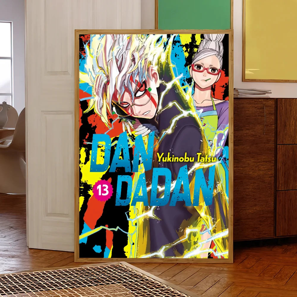 Anime Dandadan Ken Takakura Poster Print - Self-Adhesive Wall Art