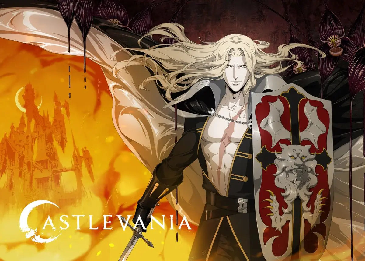 Castlevania Season 4 Alucard Portrait Canvas Print