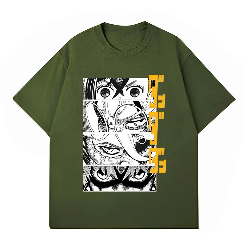 Manga Dandadan Okarun High Quality Cotton T-Shirt for Men