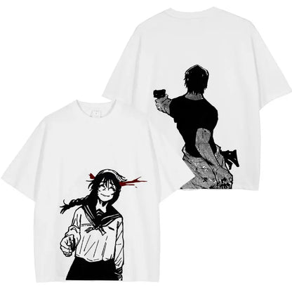 Bilibili Fushiguro Toji Vintage Anime T-Shirt