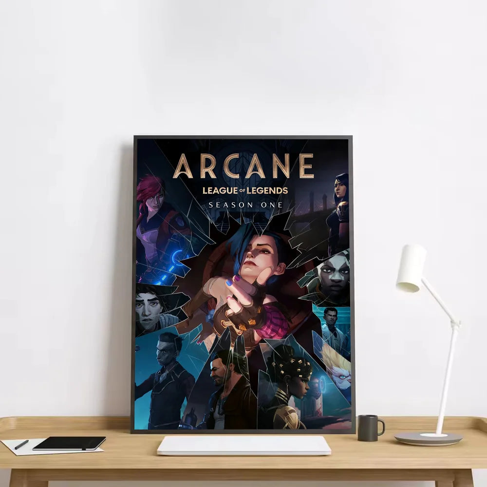 Anime Arcane Season 2 Jinx Graffiti HD Wall Art Poster