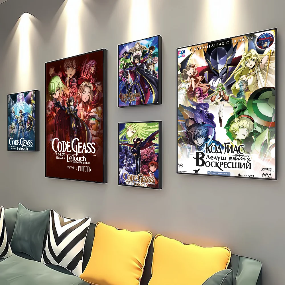 Code Geass Vintage Sticky Poster - Home & Cafe Decor