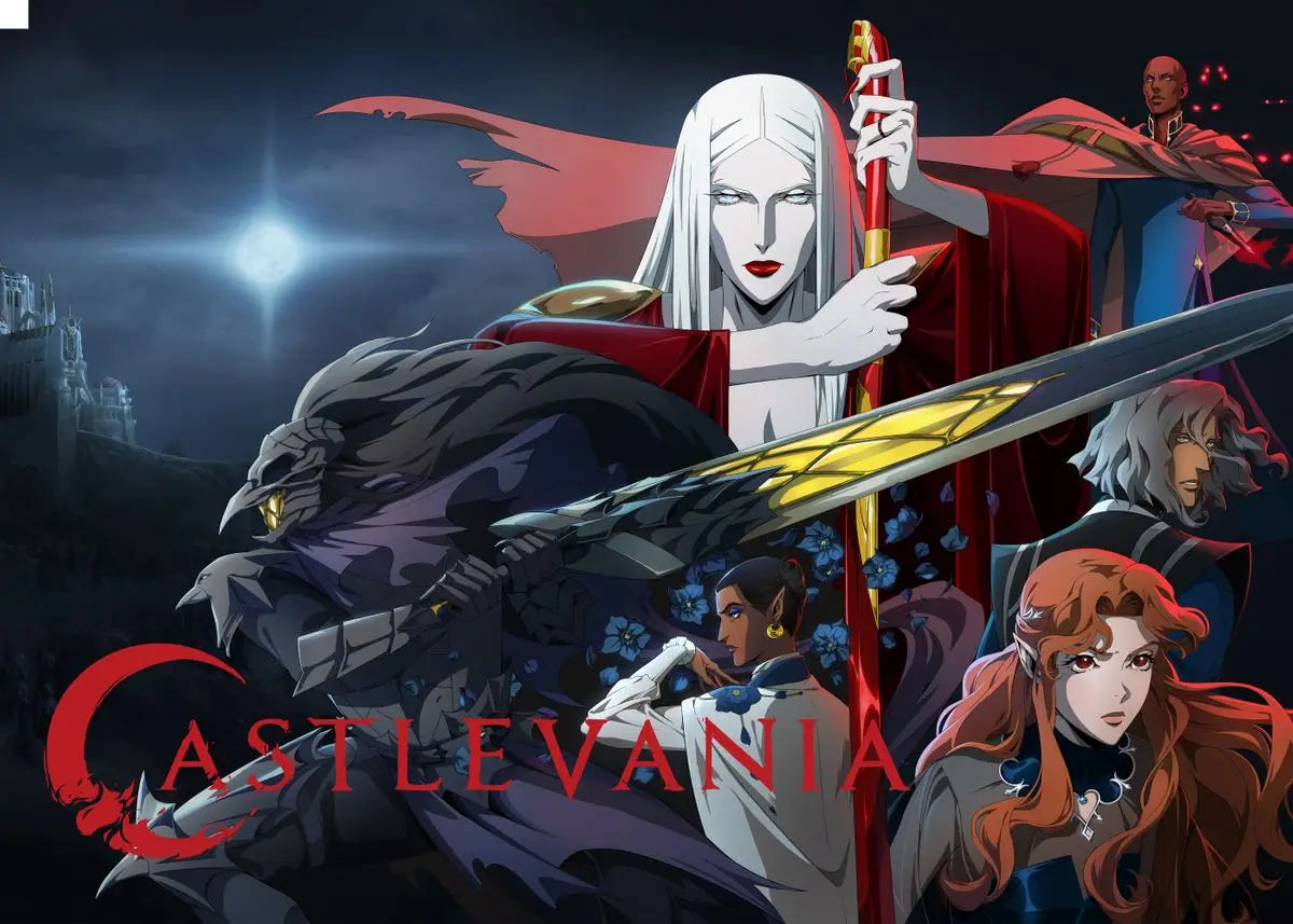 Castlevania Season 4 Alucard Portrait Canvas Print