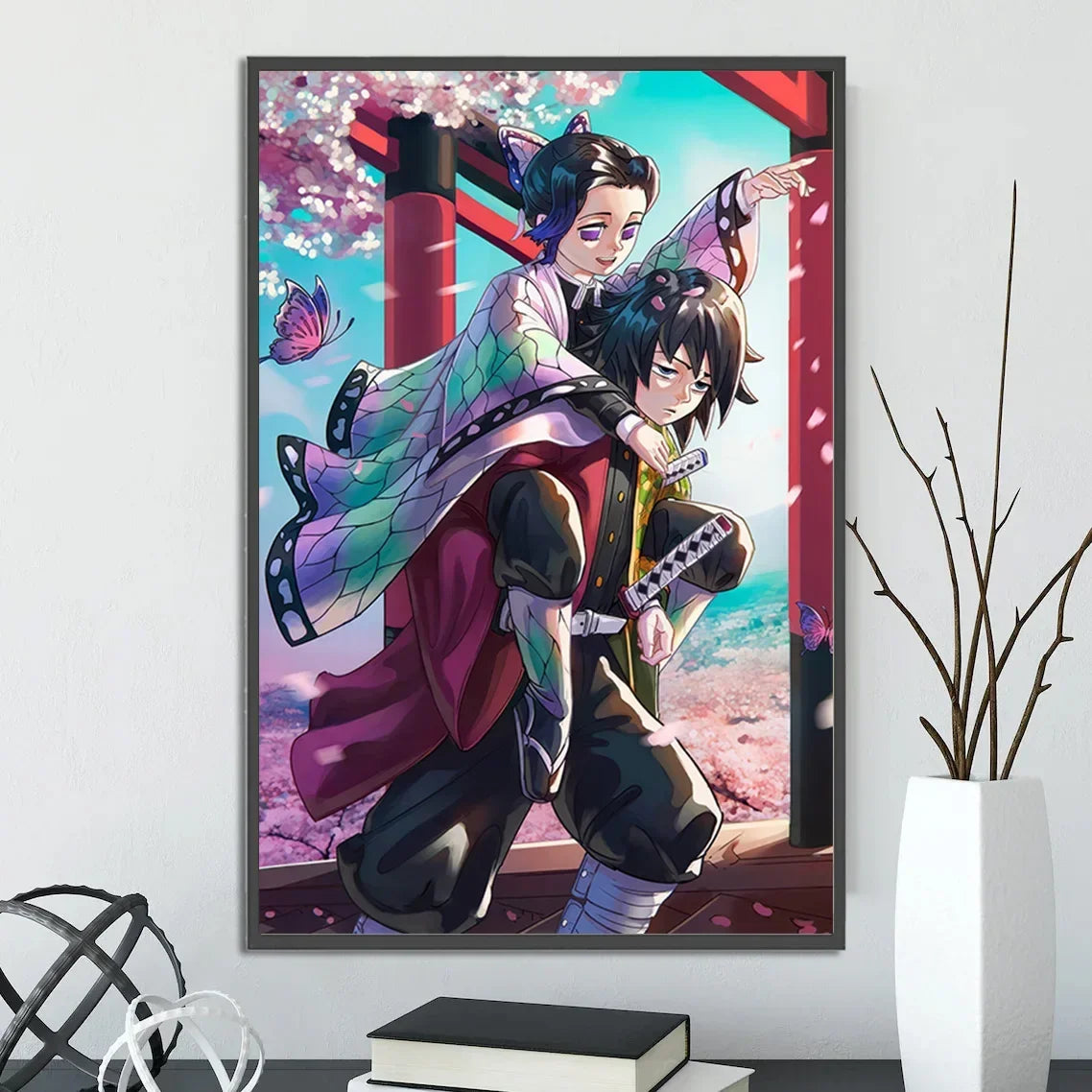 Demon Slayer Self-Adhesive Anime Poster - Hashira & Friends