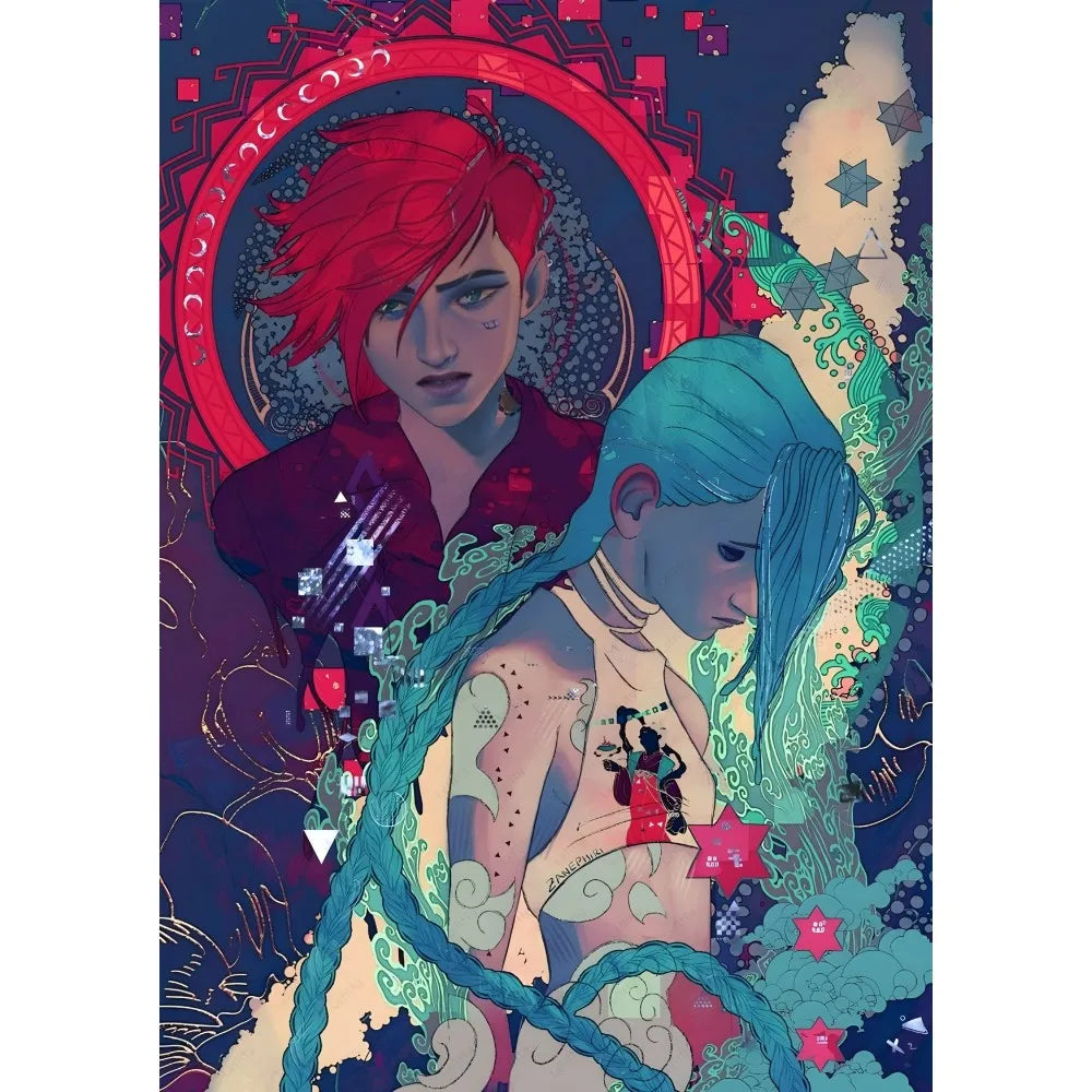 Arcane J-Jinx High-Quality Wall Art Poster