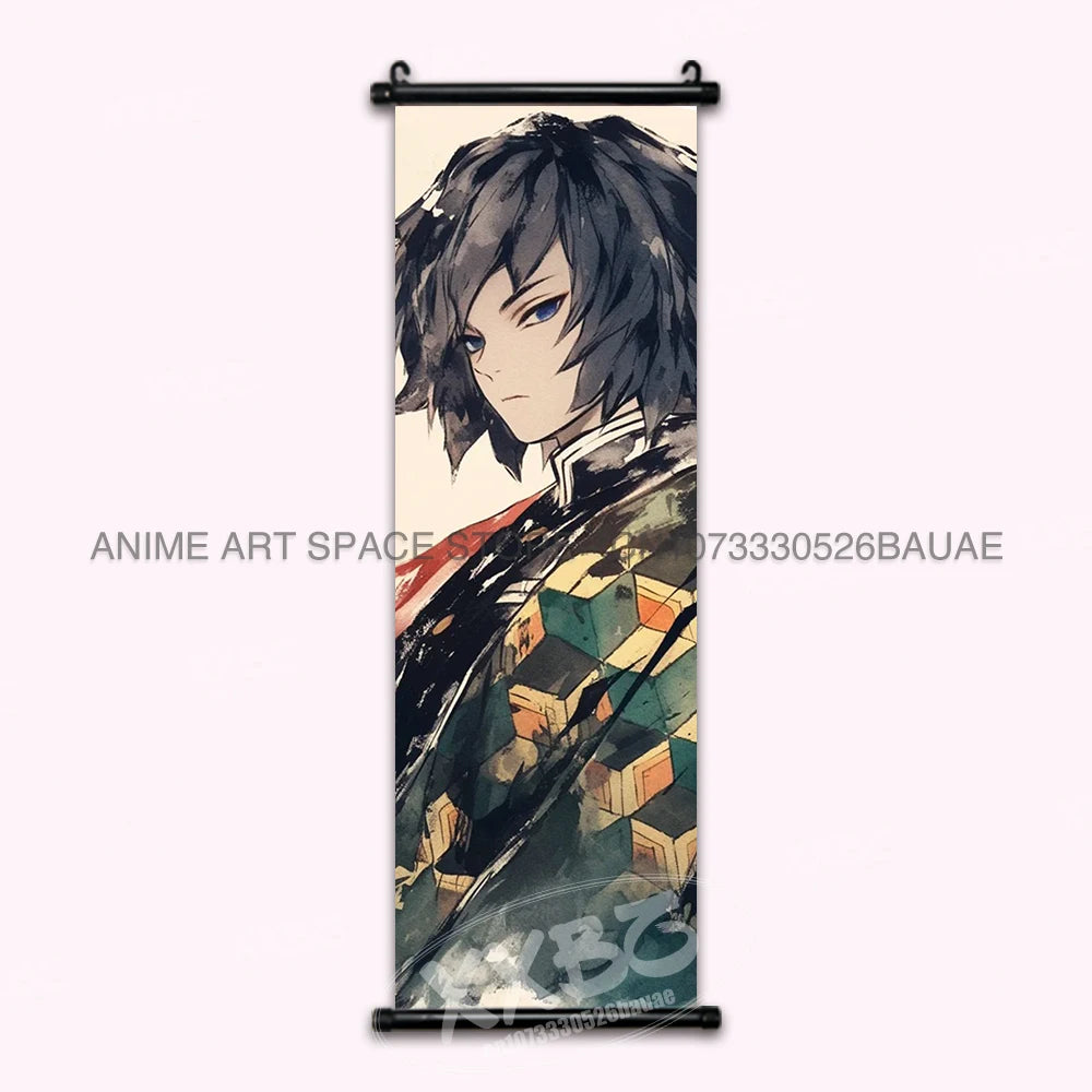 Demon Slayer Rengoku Kyoujurou Canvas Wall Art Scroll