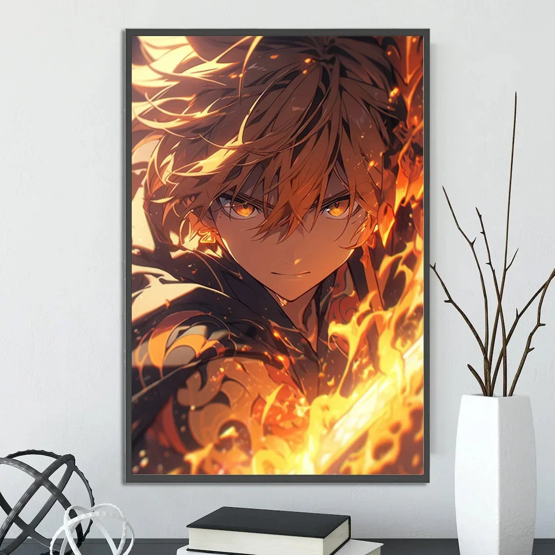 Demon Slayer Self-Adhesive Anime Poster - Hashira & Friends