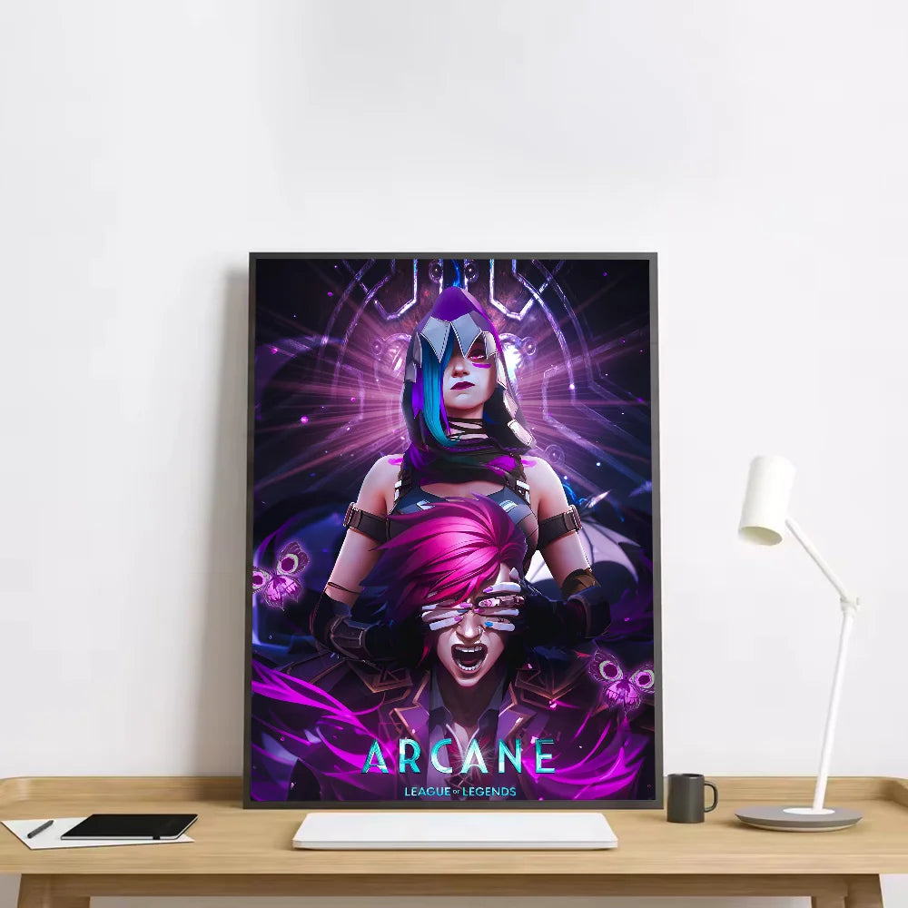 Anime Arcane Season 2 Jinx Graffiti HD Wall Art Poster