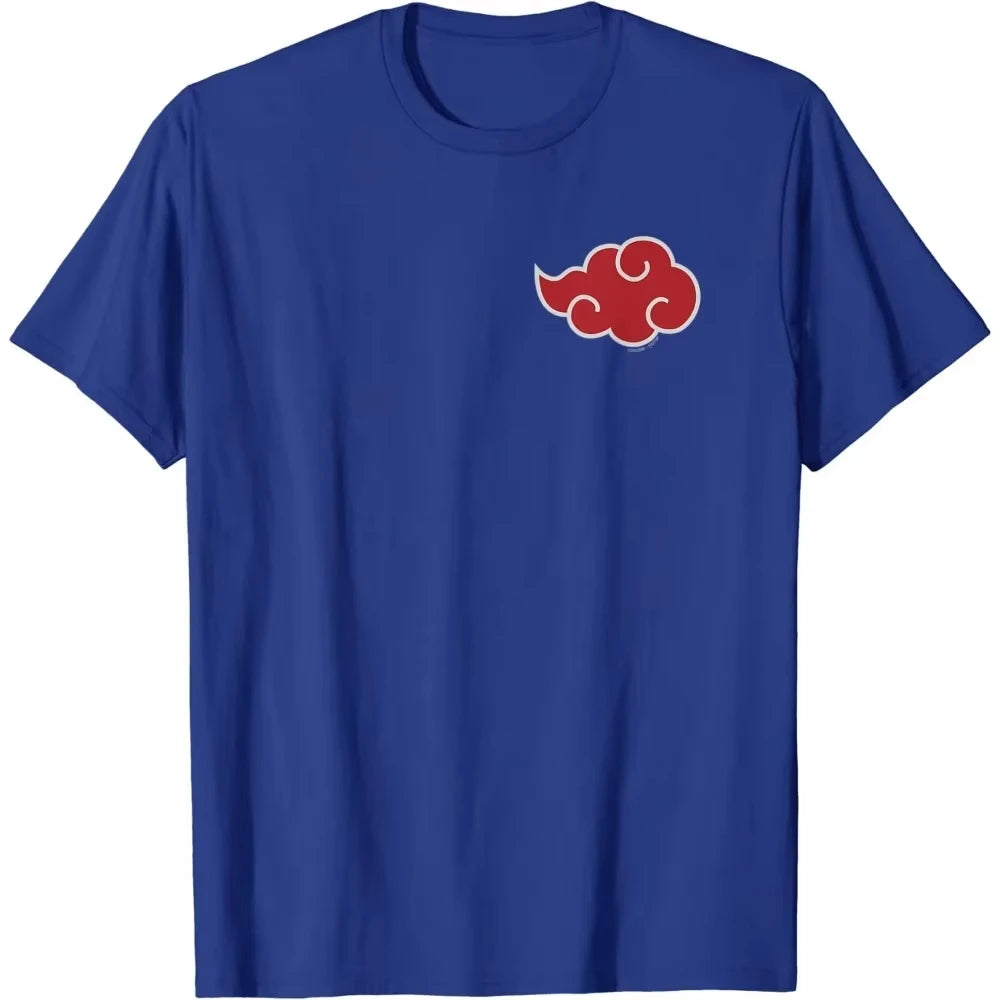 Japan Anime Akatsuki Cloud Symbols Print Men’s T-Shirt