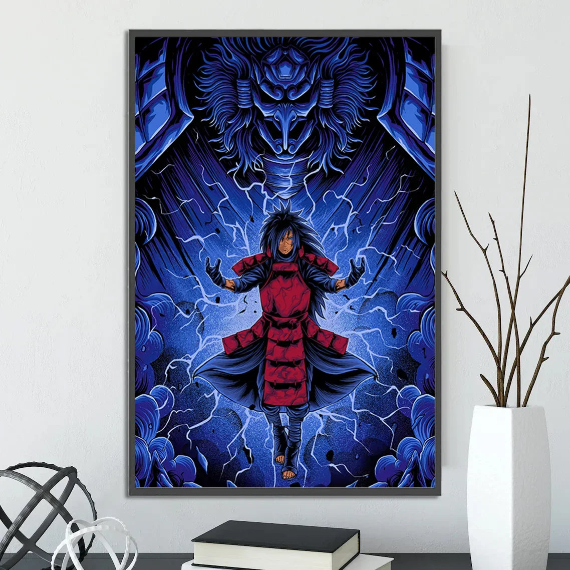 Kakashi Anime Self-Adhesive Poster - Home Decor