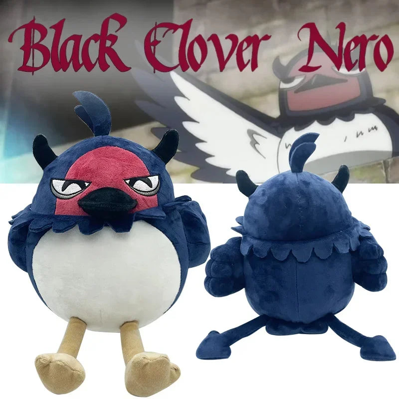 Black Clover Nero Crow Plush Toy - 25cm Stuffed Figure