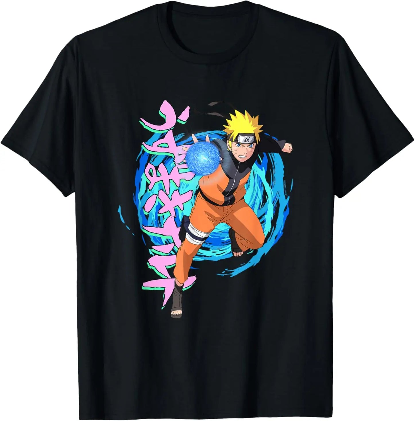 Naruto Shippuden Blue Spirals T-Shirt