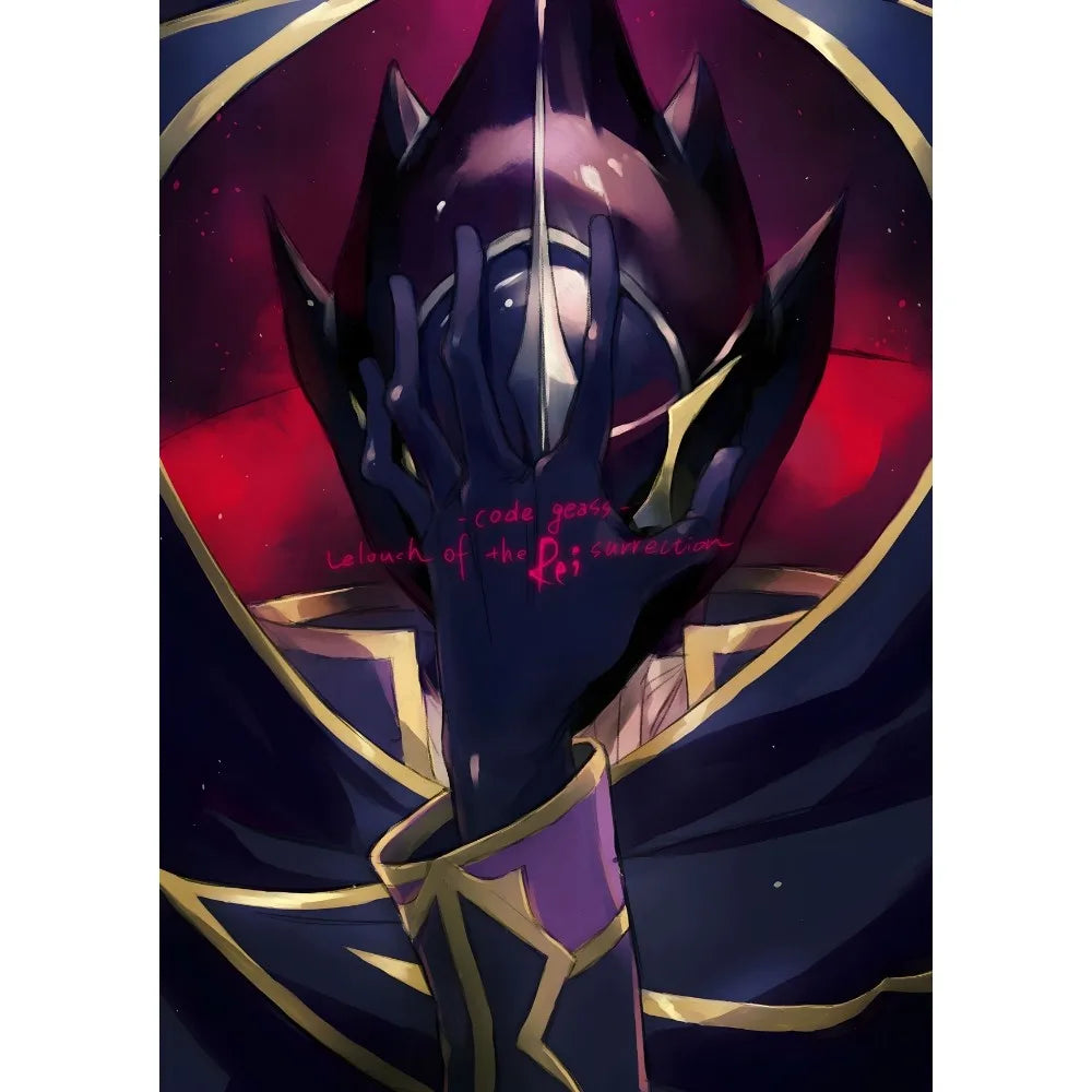 Code G-Geass Z-Zero Anime Waterproof Poster