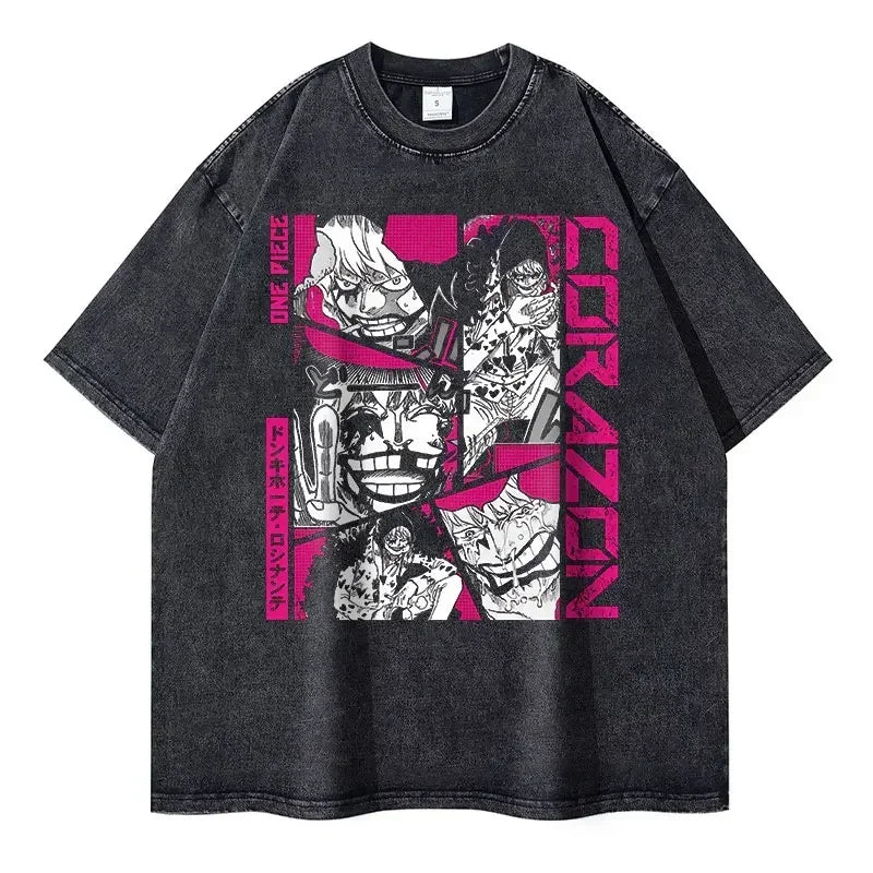 Vintage Roronoa Zoro T-Shirt - 100% Cotton Anime Tee