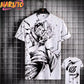 Naruto Men's 3D Print Casual T-Shirt