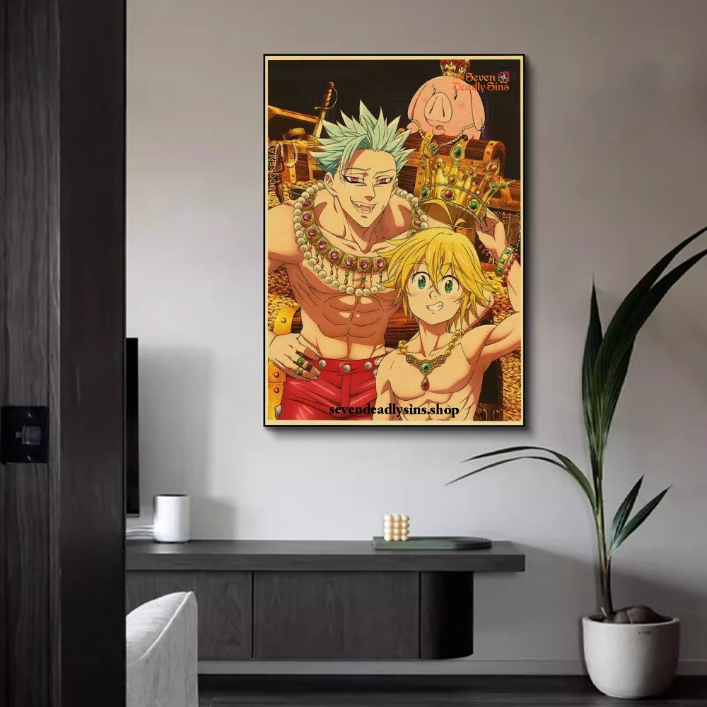 The Seven Deadly Sins Anime Poster - Waterproof Wall Decor