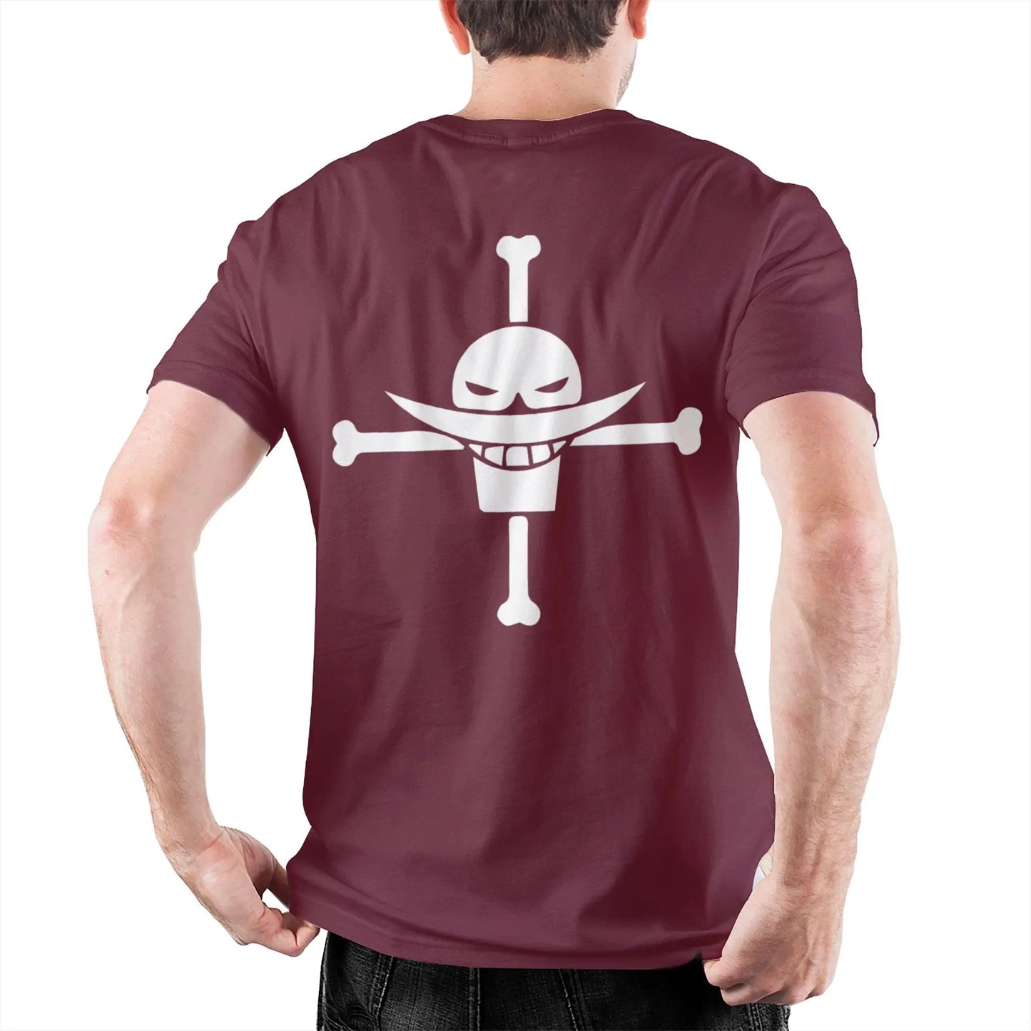 Men's Whitebeard Pirate Flag T-Shirt - Pure Cotton