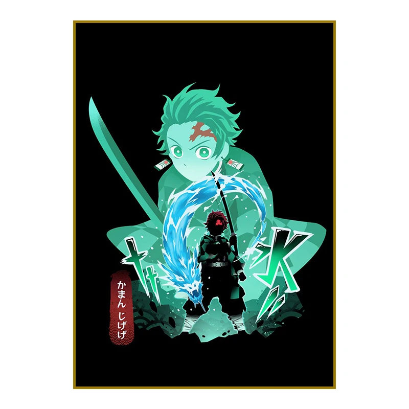 Demon Slayer Kamado Tanjirou Canvas Art Poster