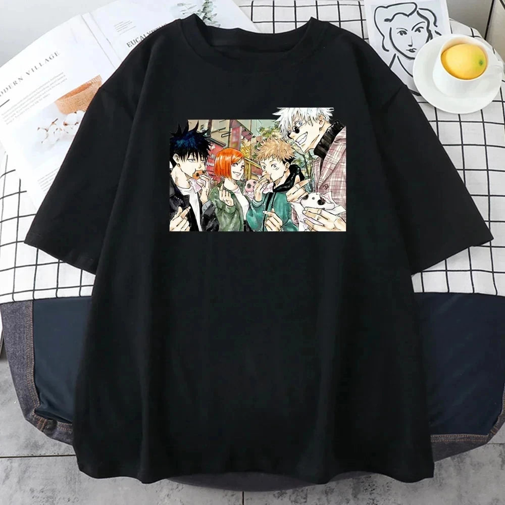 Summer Men's Jujutsu Kaisen Graphic Tee