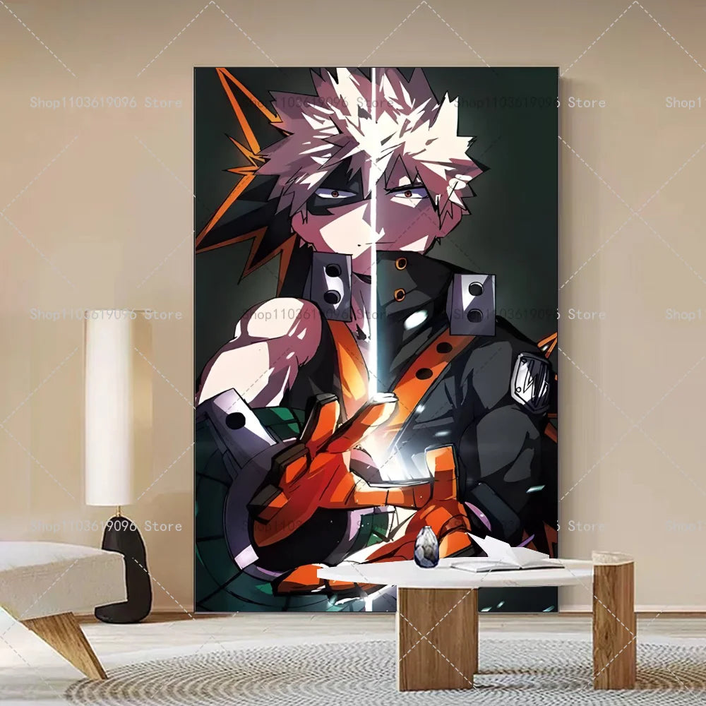 My Hero Academia Poster - Self-Adhesive Waterproof Wall Art