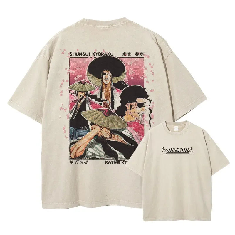 Grimmjow Aizen Ichigo Vintage Anime T-Shirt