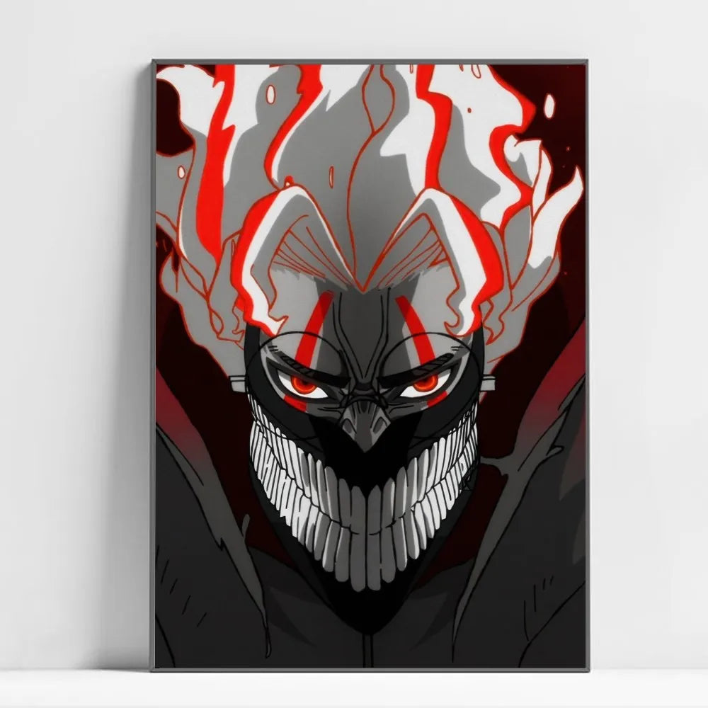 Anime Dandadan Ken Takakura Poster - Waterproof Wall Art