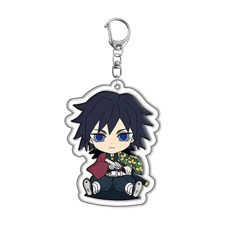 Demon Slayer Acrylic Keychains - Tokitou Muichirou & Agatsuma Zenitsu