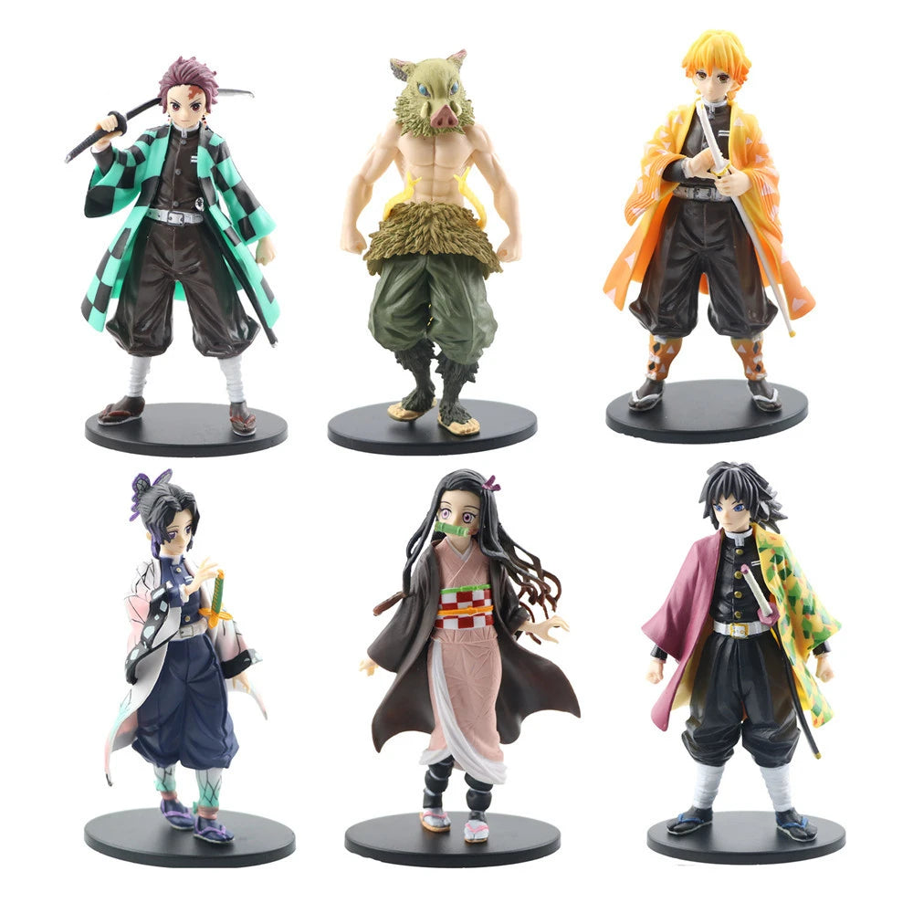 Demon Slayer Action Figures - Kamado Tanjirou & Friends