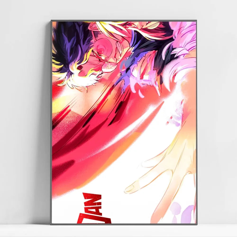 Anime Dandadan Ken Takakura Poster - Waterproof Wall Art