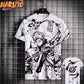 Naruto Men's 3D Print Casual T-Shirt