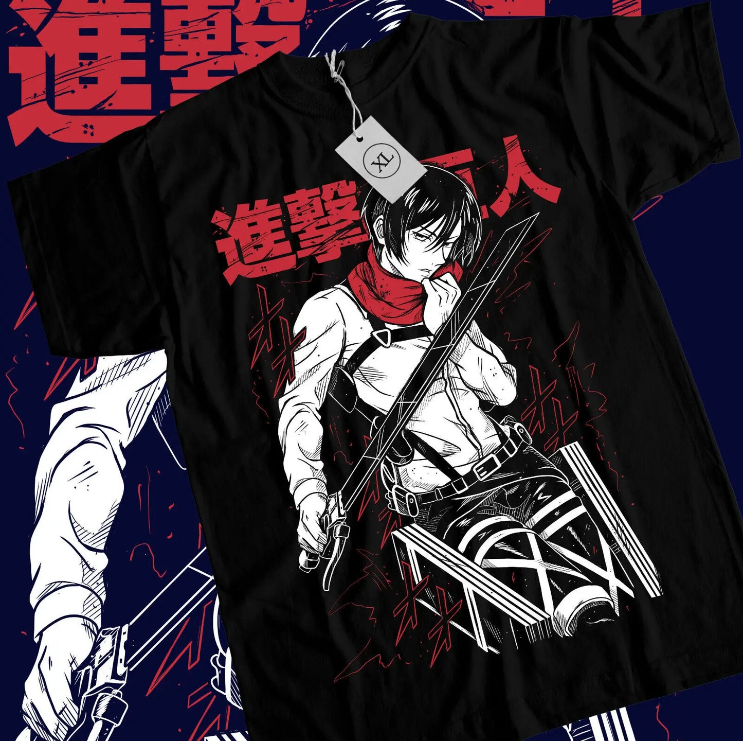 Attack on Titan Mikasa T-shirt - AOT Anime Tee