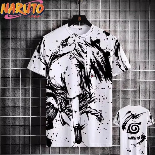 Naruto Men's 3D Print Casual T-Shirt