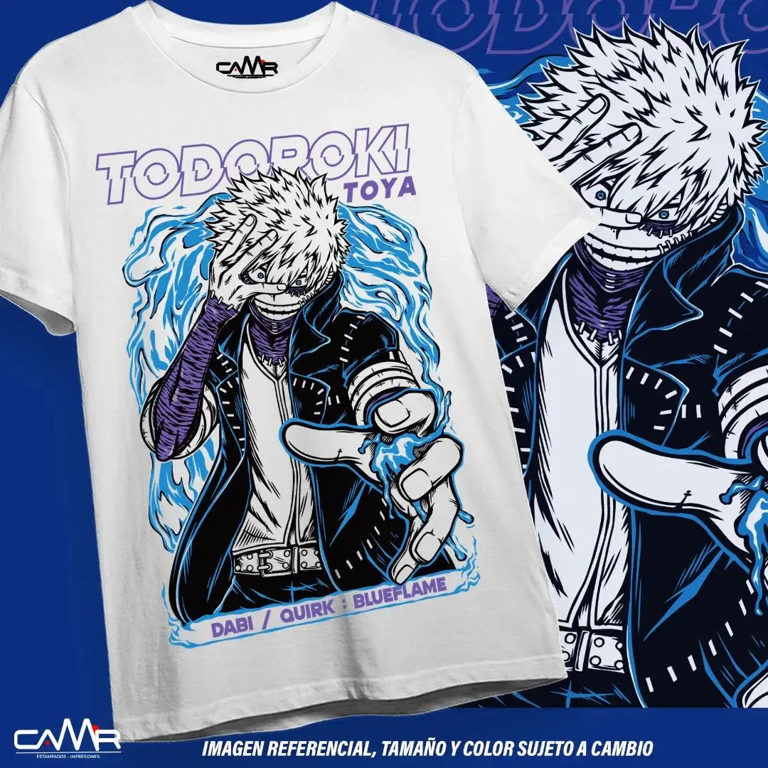 Toya Todoroki Dabi T-Shirt for Anime Fans