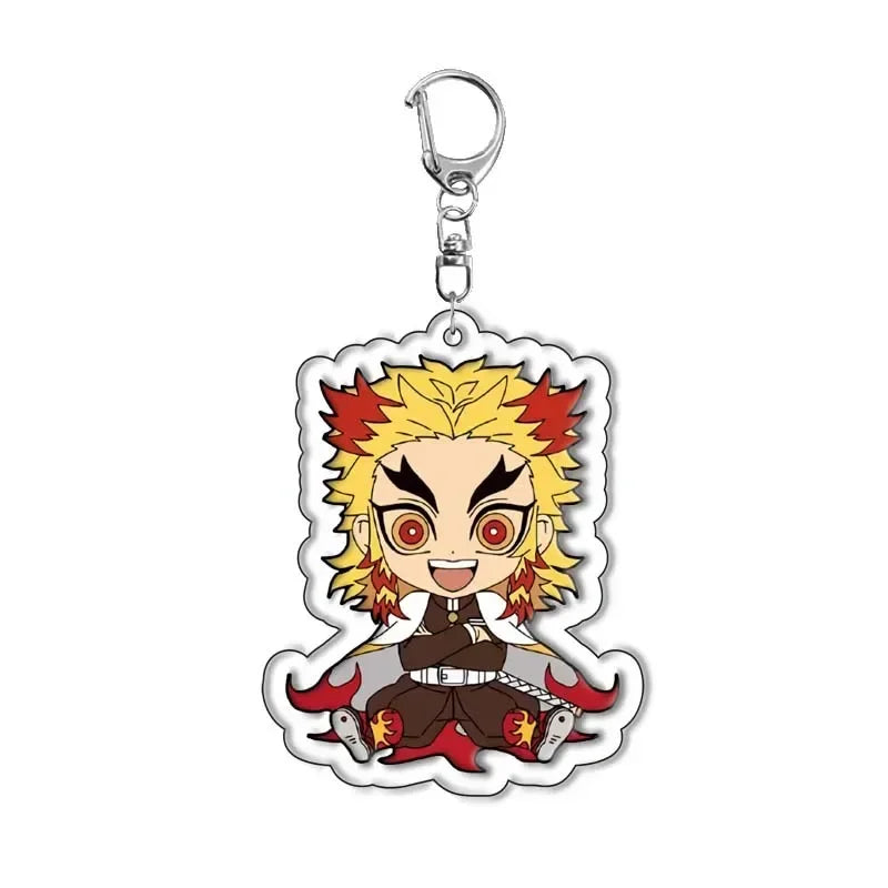 Demon Slayer Acrylic Keychains - Tokitou Muichirou & Agatsuma Zenitsu