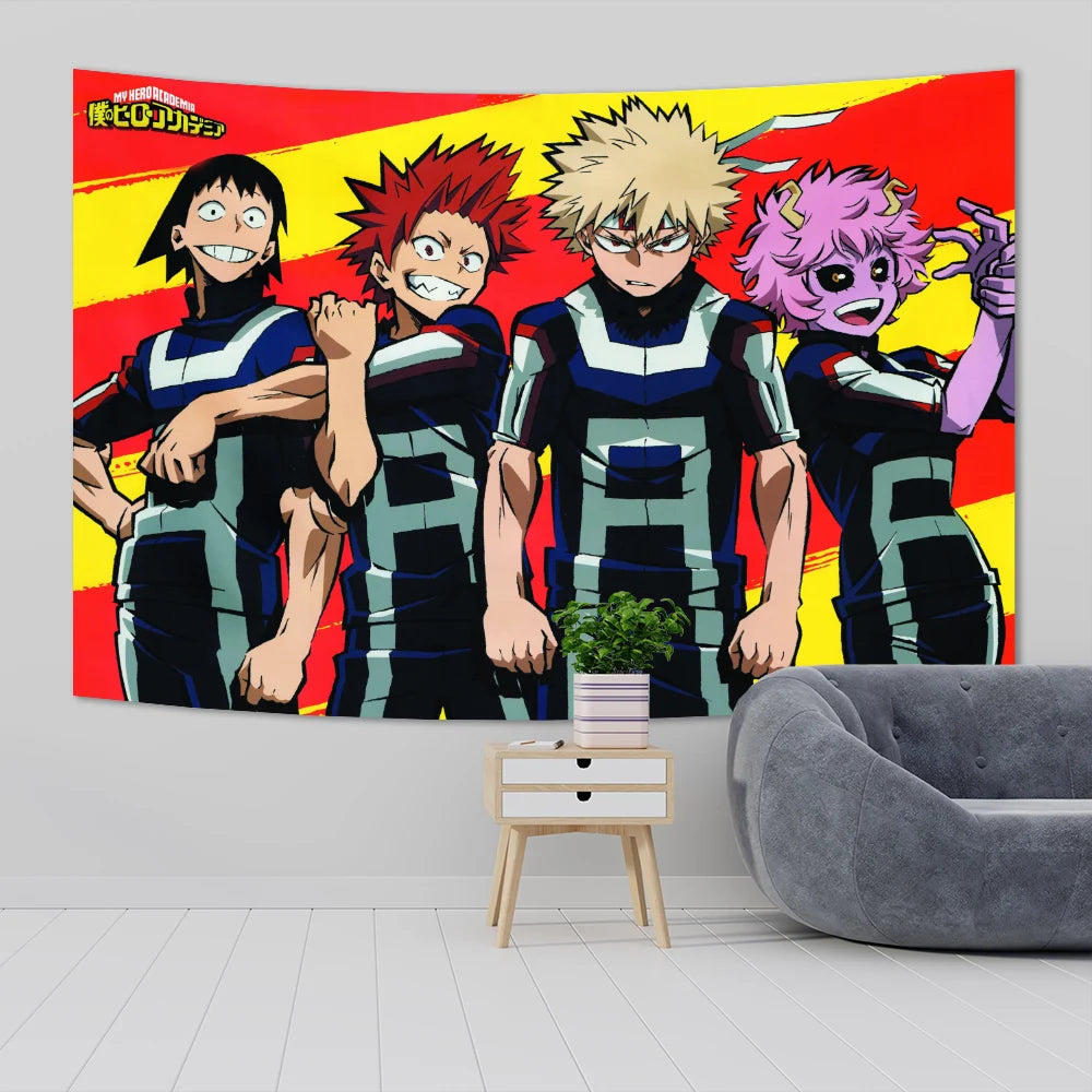 My Hero Academia Kawaii Wall Tapestry - Custom Anime Decor