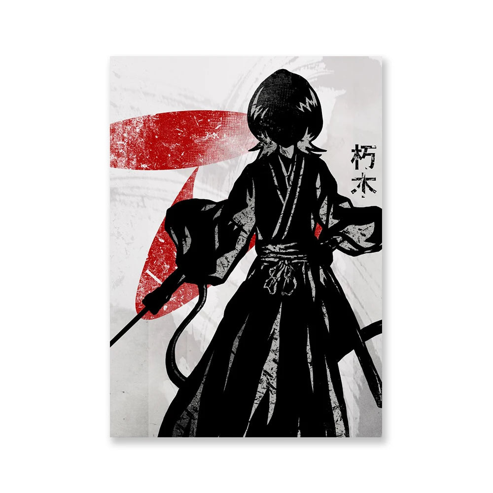 Ichigo Kurosaki Bleach Canvas Wall Art Poster